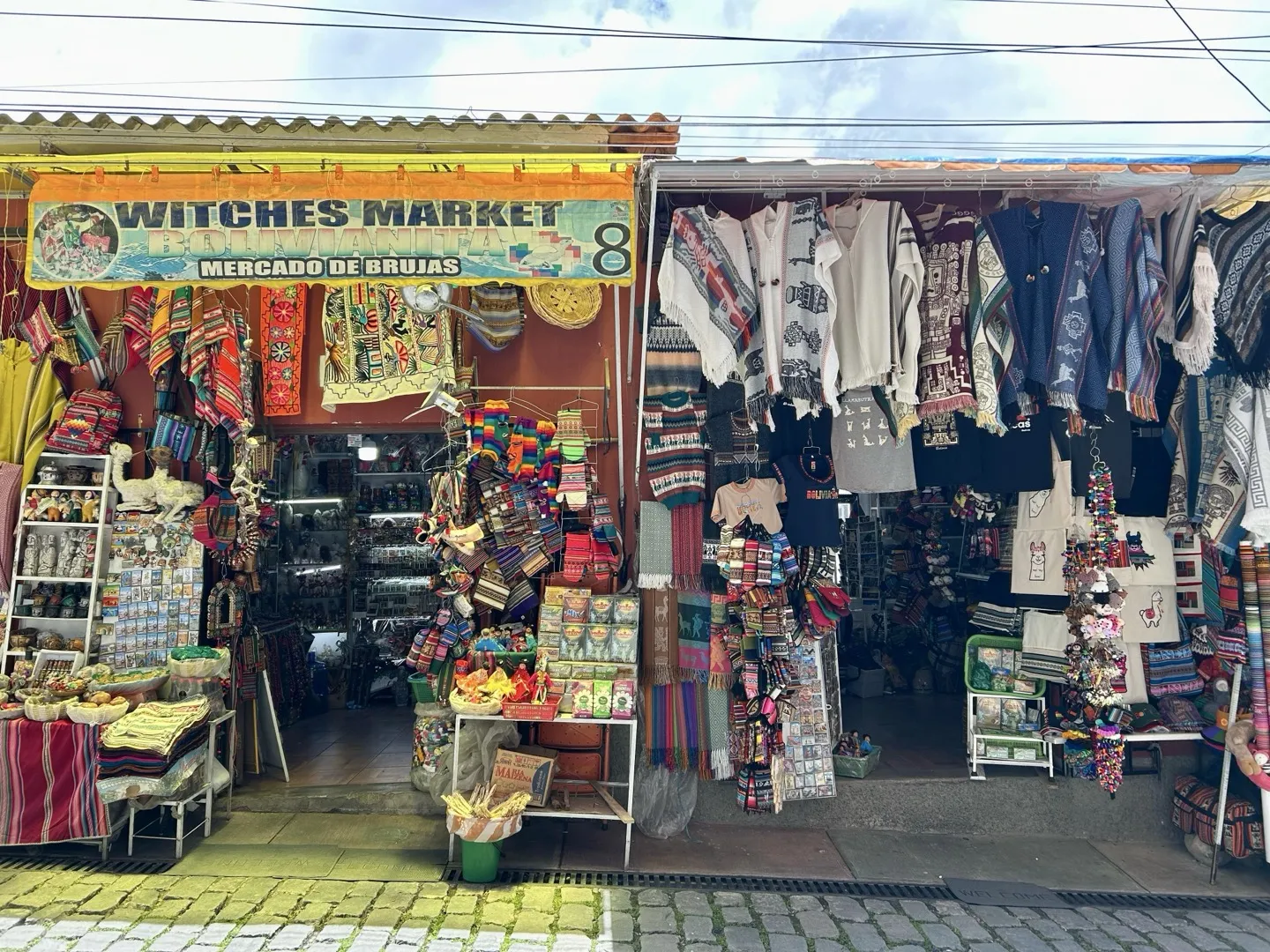 The Mercado de Brujas witches market in La Paz, near where Route 36 sat when I visited