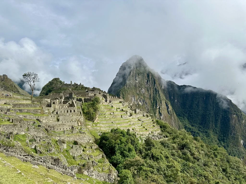 Machu Picchu citadel at first light before the crowds arrive