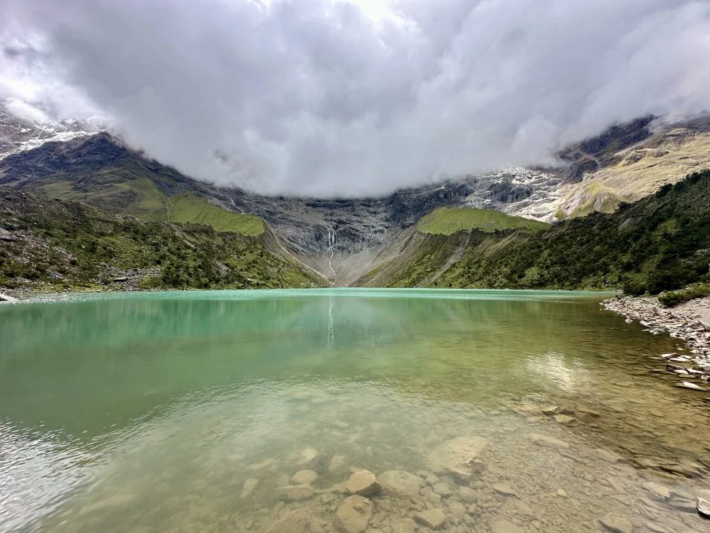 Laguna Humantay glacial lake at 4,200m on the Salkantay Trek