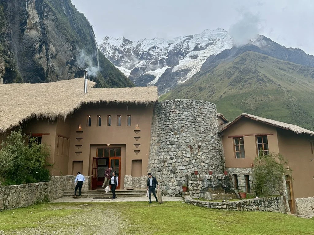 Refugio Nacho camp at dusk in Soraypampa, Salkantay Trek Day 1